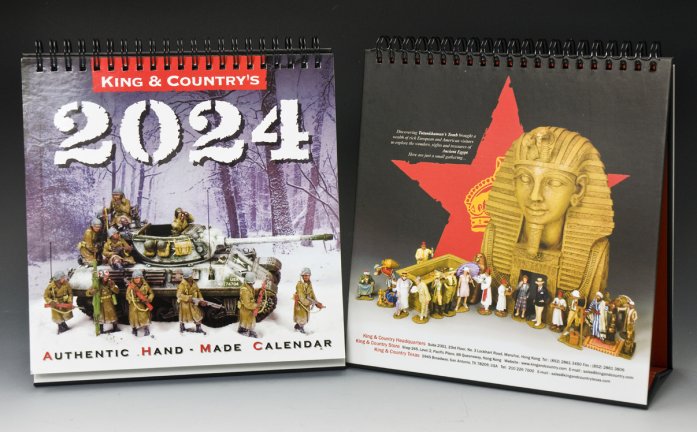 King & Country 2024 Desk Calendar